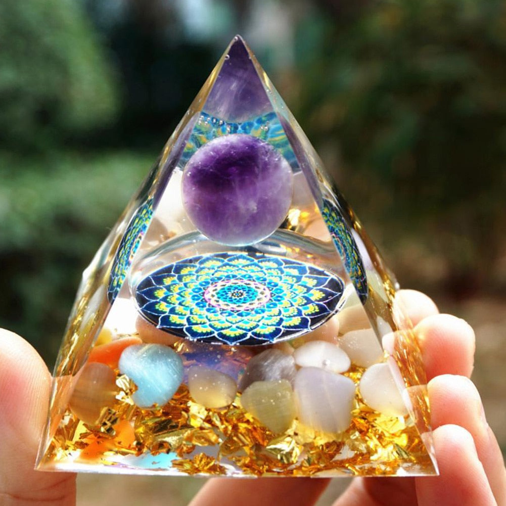 Orgonite Pyramid Crystal Stone