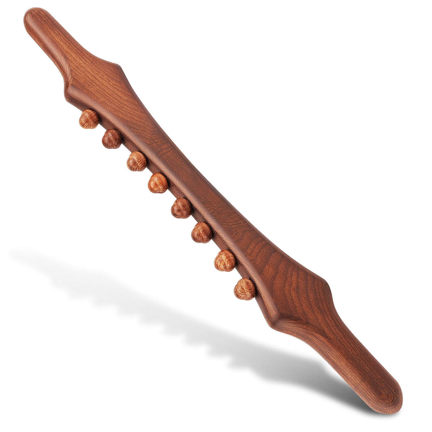 New 8 Beads Massage Wood Stick