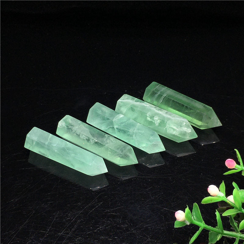 50-80mm Raw Natural Green Quartz Crystal