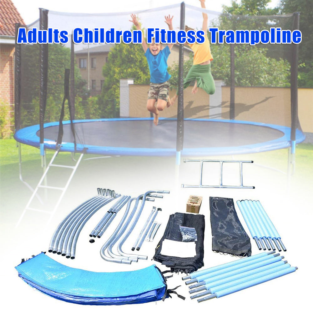 Foldable 12 FT Trampoline w/Ladder