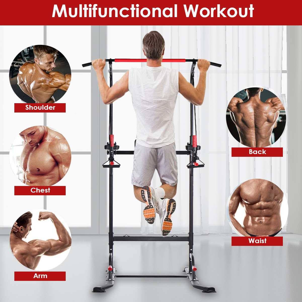 Multifunction  Workout Pull Up Station