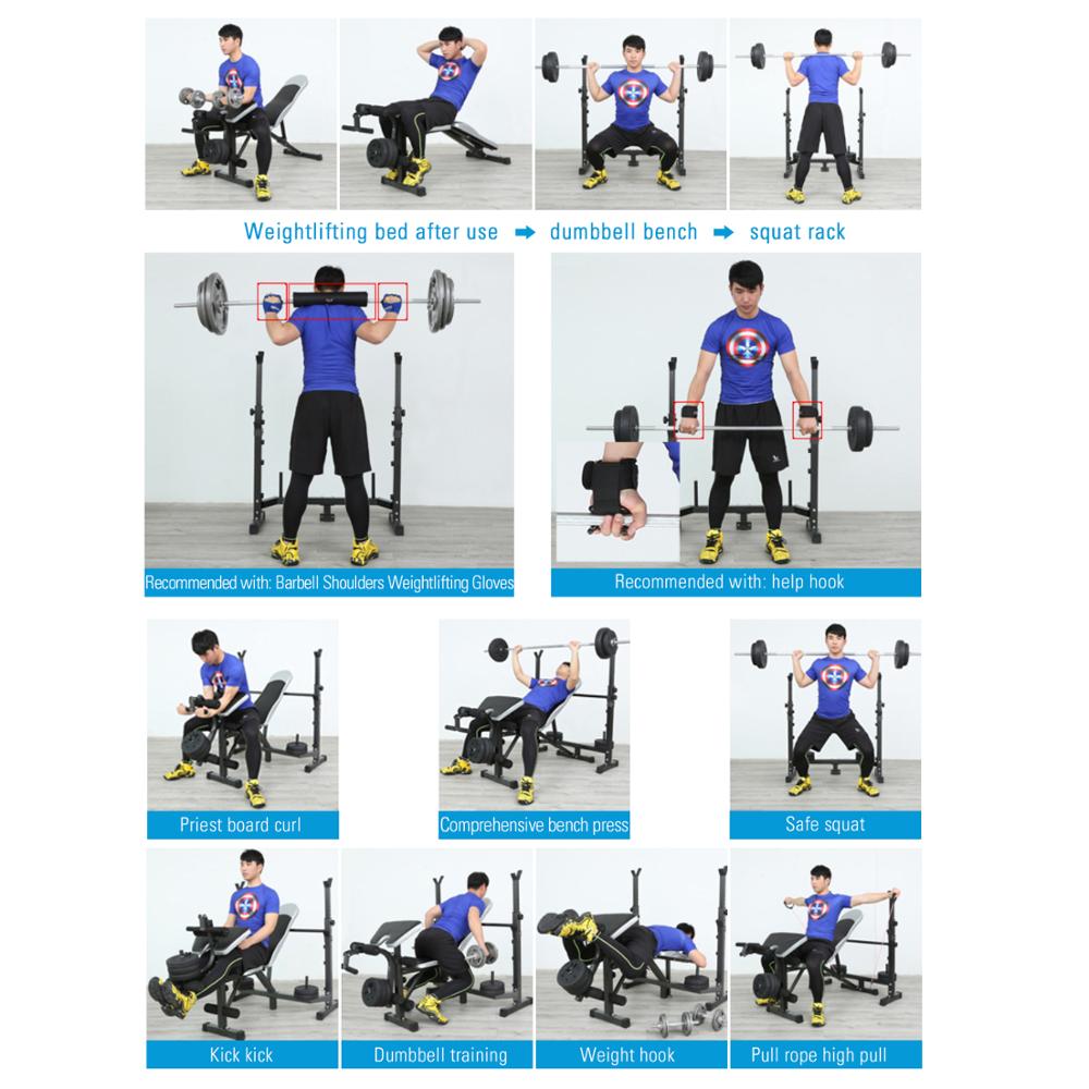 Multifunctional Weightlifting Bench Press