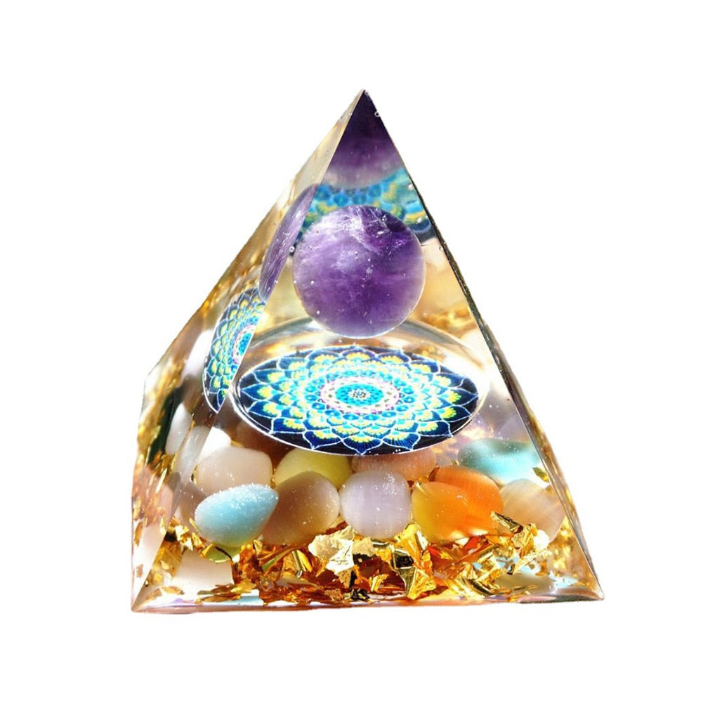 Orgonite Pyramid Crystal Stone