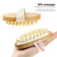 Wooden Hand-Held  Body Brush