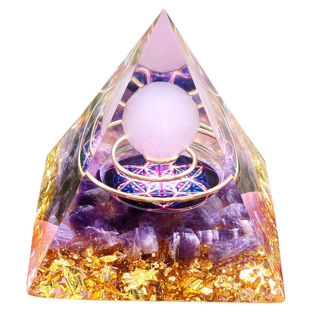 Pyramid Meditation Crystal Crushed Stone