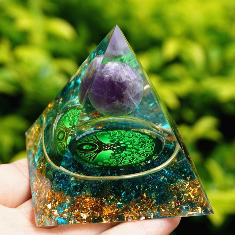 Orgonite Pyramid Crystal Stone