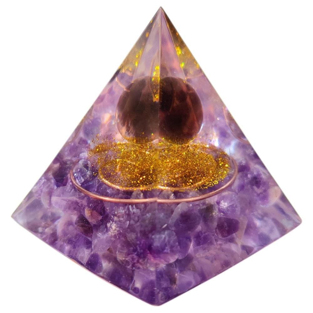 Pyramid Meditation Crystal Crushed Stone