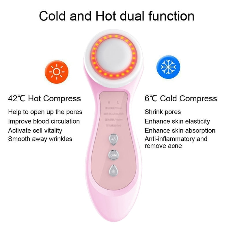 Facial Massager Hot Cold Compress