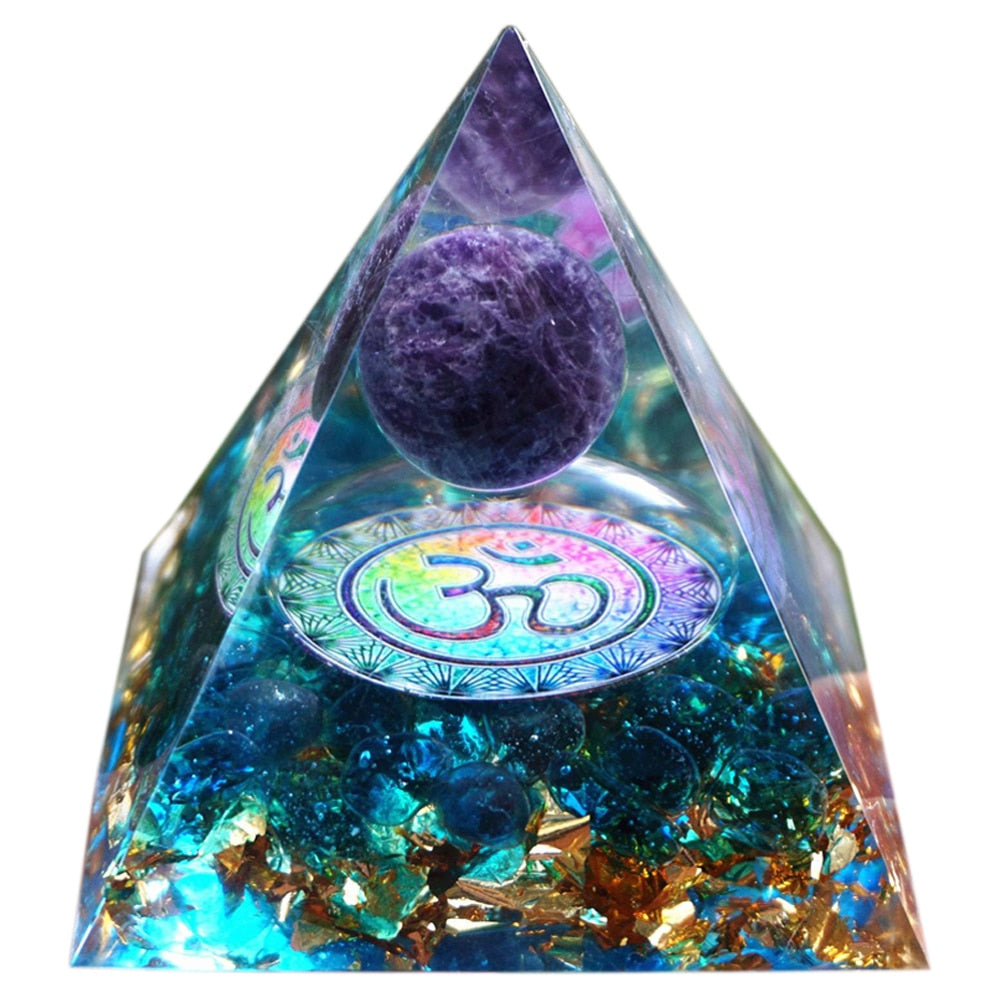 Pyramid Meditation Crystal Crushed Stone