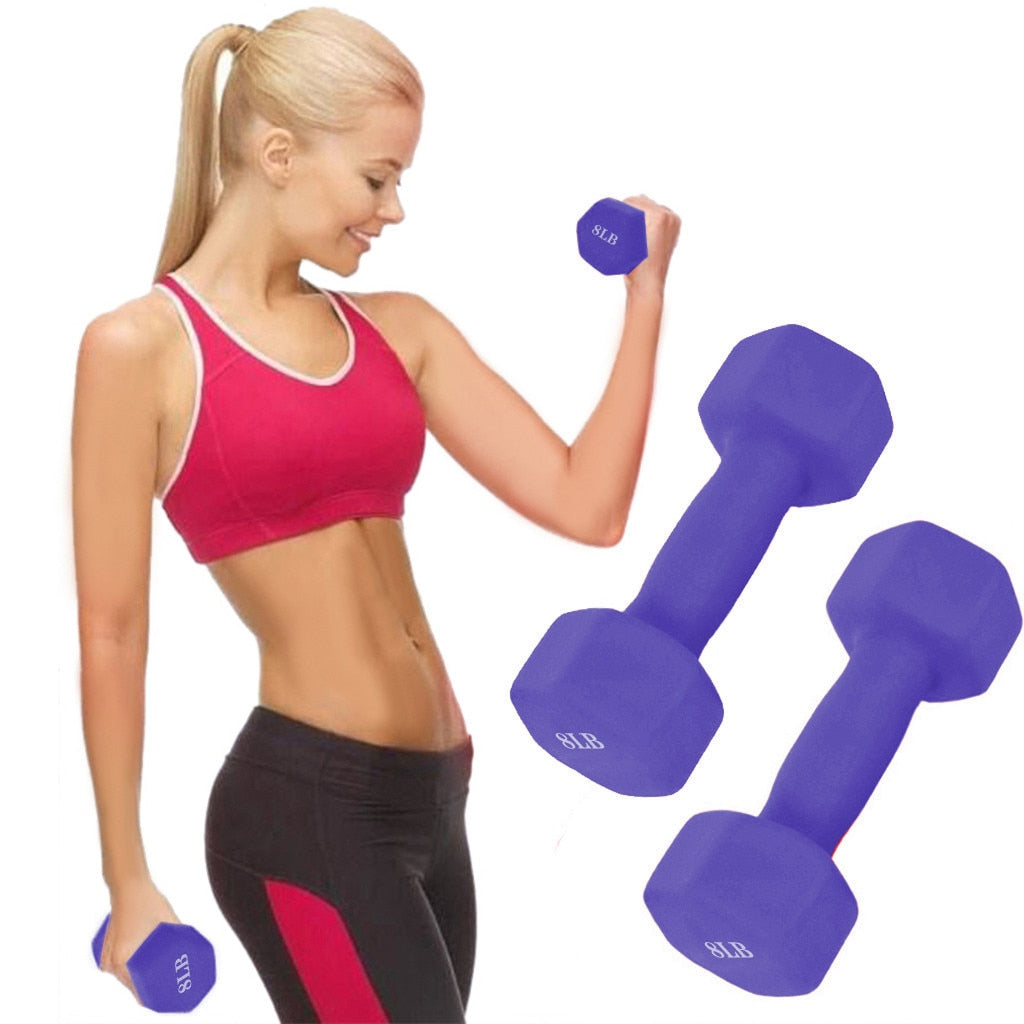 Pack 2 Small Dumb-bell Set 6-15 LB