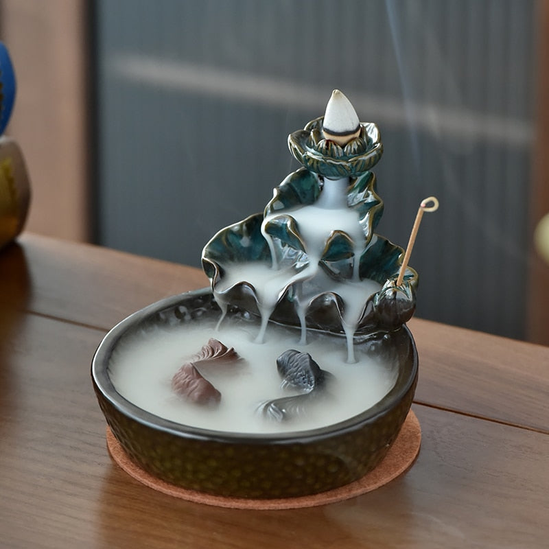 Fish Backflow Incense Burner