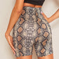 Snakeskin Women's Yoga Shorts