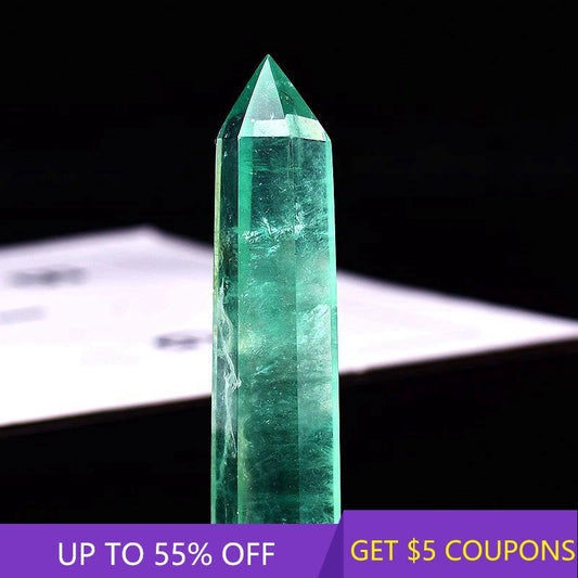 50-80mm Raw Natural Green Quartz Crystal