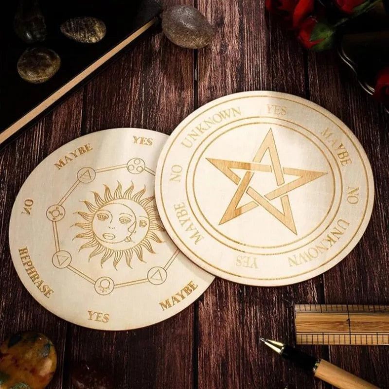 Wooden Divination Pendulum Board