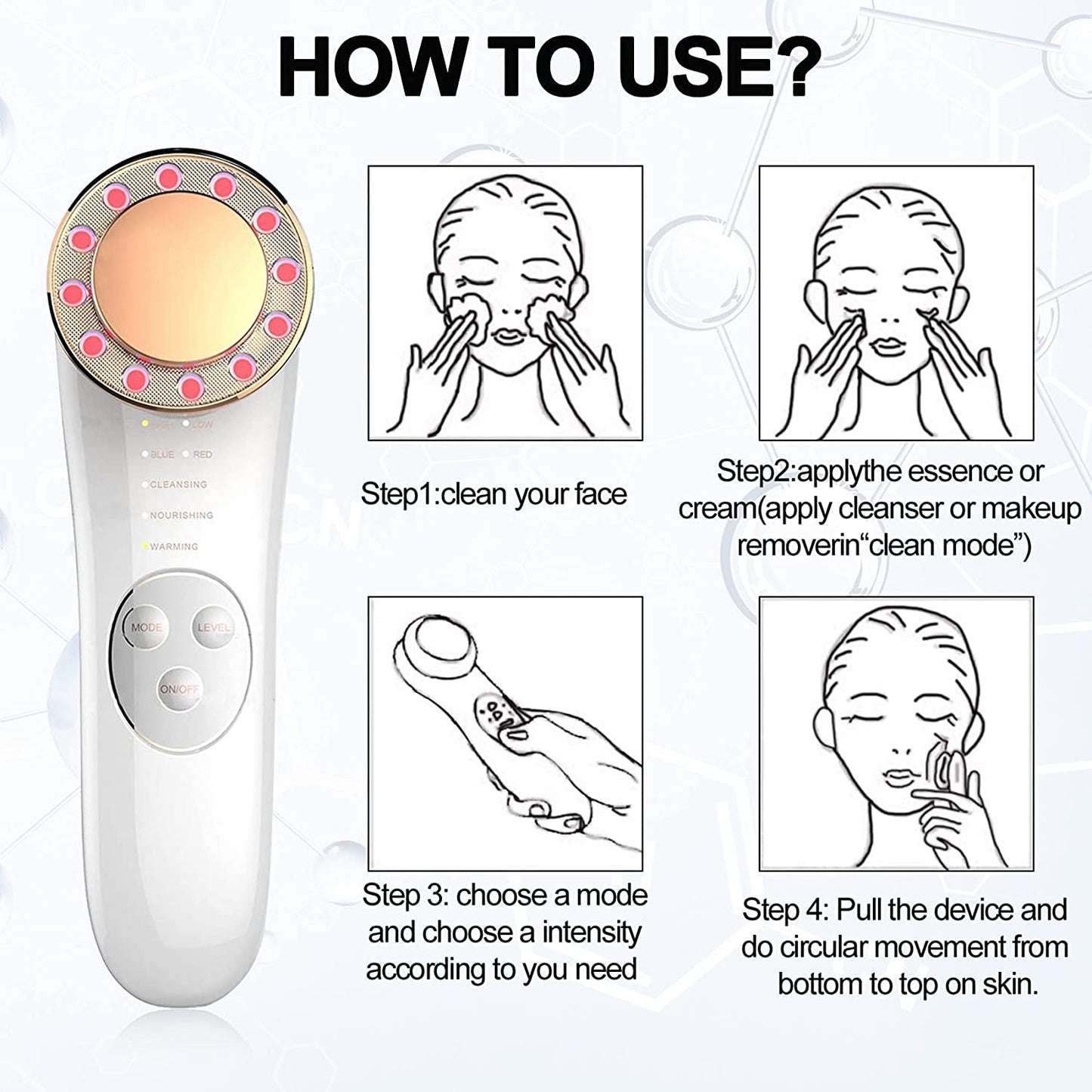 7in1 Facial Massager Device