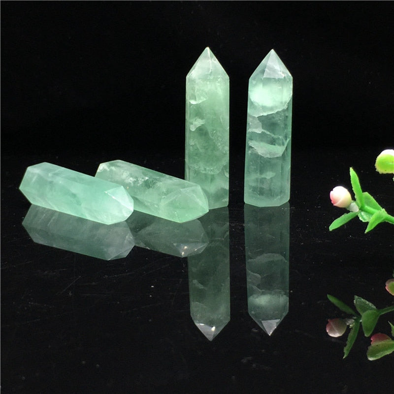 50-80mm Raw Natural Green Quartz Crystal