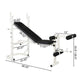 Fitness Weightlifting Foldable Adjustable Bench