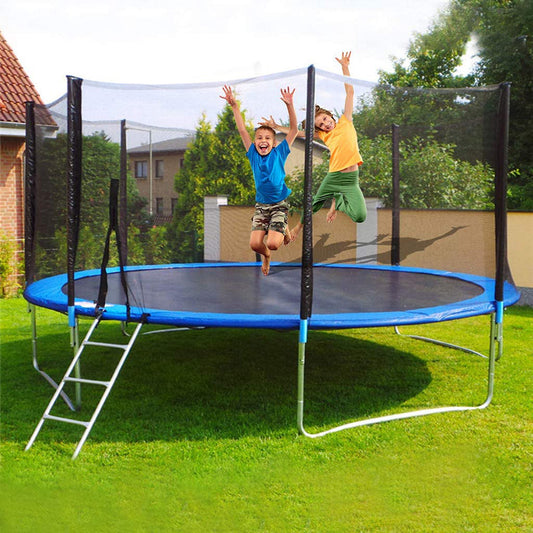 Foldable 12 FT Trampoline w/Ladder