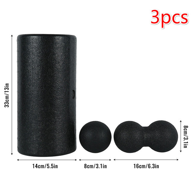 3/5pcs Pilates Foam Roller