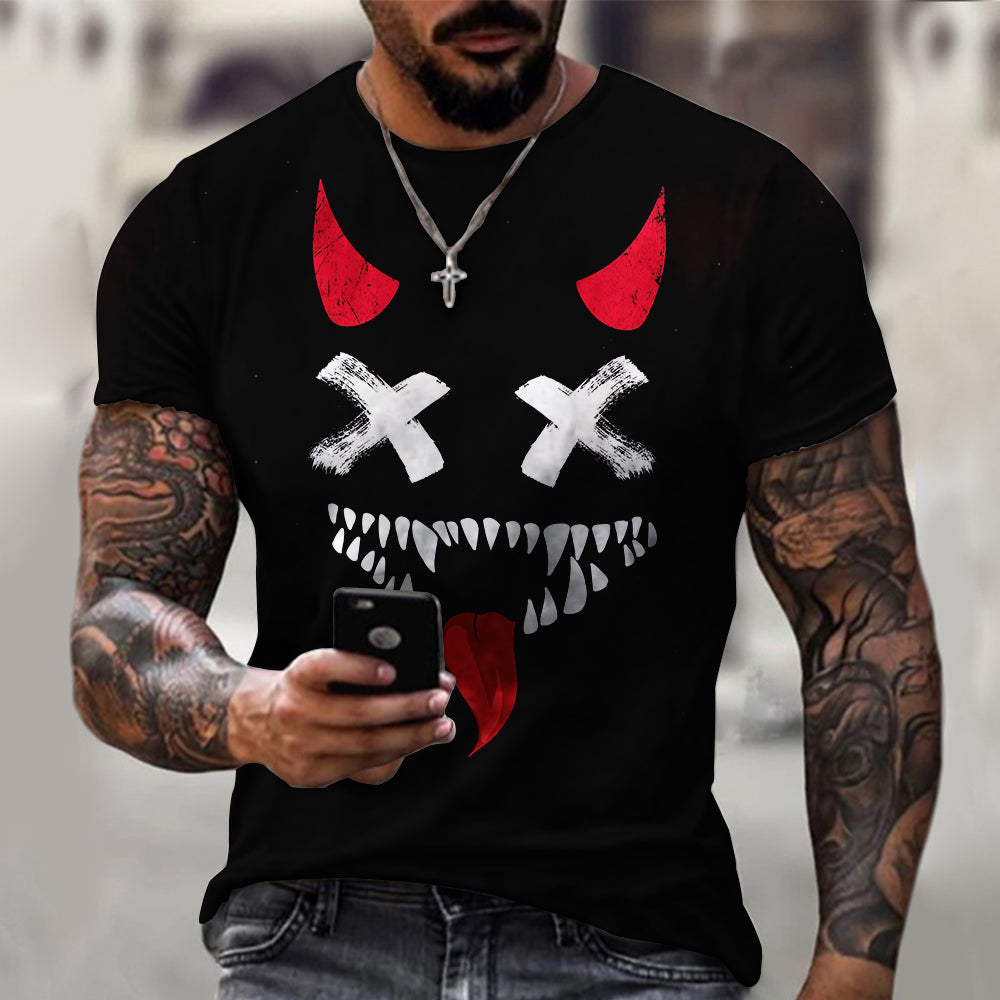 Men's Pattern Printed T-Shirt