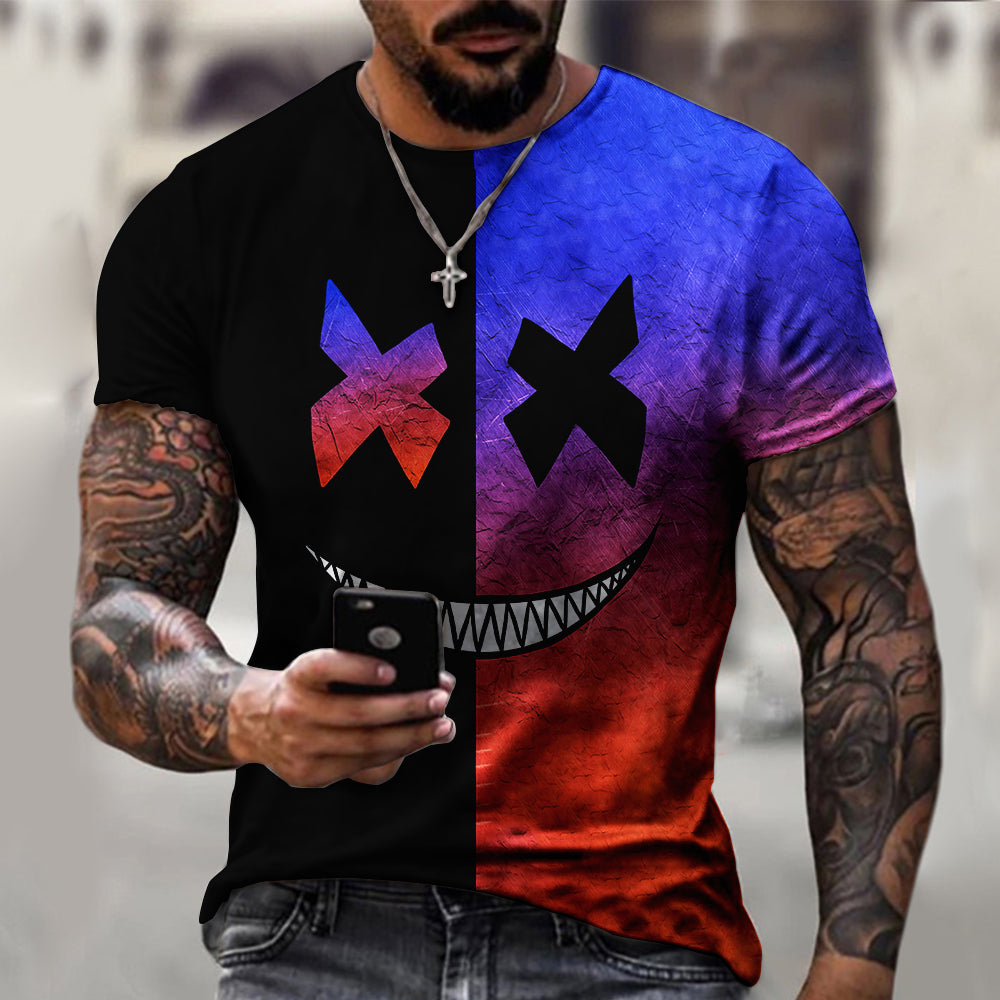 Men's Pattern Printed T-Shirt